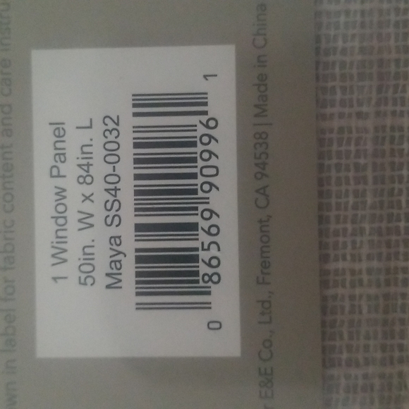 Rune Printed Heathered Blackout Panel - Picture 9 of 10